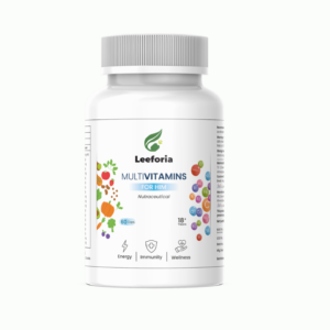 Leeforia Multivitamin for Him with Zinc, Magnesium, Vitamin B,C,A,E - 60 Veg Capsules