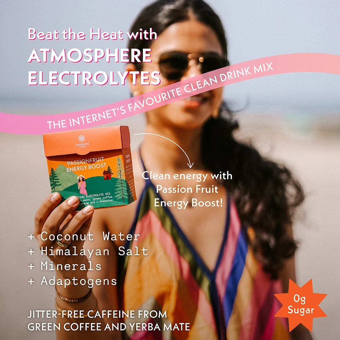 Atmosphere Electrolyte Powder Variety Pack | 15 Sachets (115 Grams) | 5 sachets each of: Green Apple Gut Ade | Blue Raspberry Skin-Ade | Passion fruit Energy Boost - Image 6