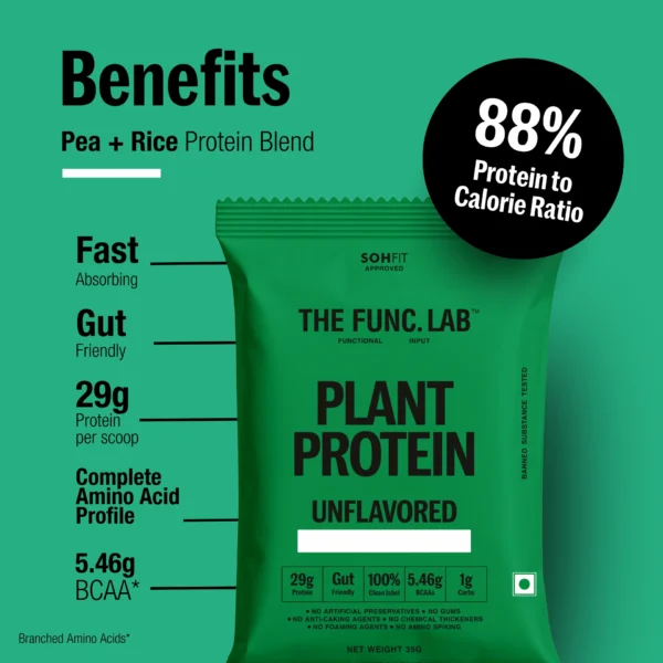 The Func Lab Plant Protein Sachets at Fitbee