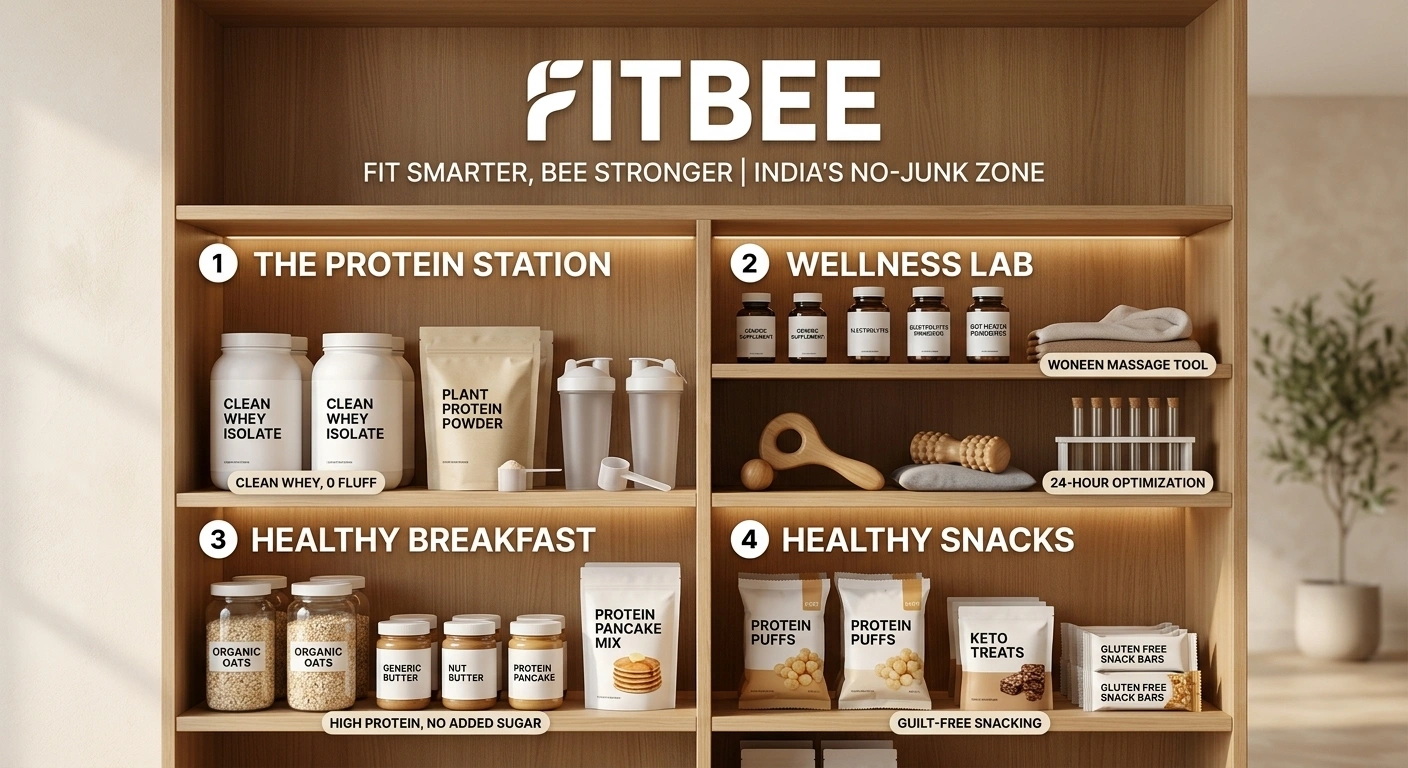 Fitbee | India’s First No-Junk Fitness Wardrobe & Verified Nutrition