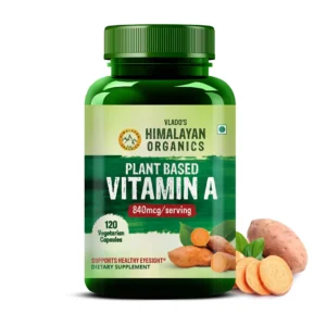 Plant-based Vitamin A capsules for healthy vision