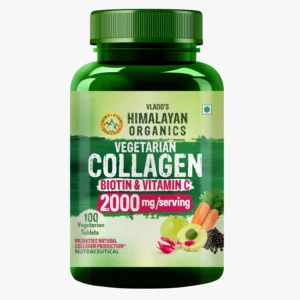 Vegan collagen tablets with biotin and vitamin C