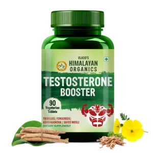 Vlado Himalayan Organics Testosterone Booster 90 Veg Tablets Bottle