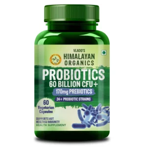 Himalayan organic probiotics supplement capsules