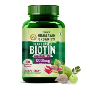 Biotin supplement for hair skin nails
