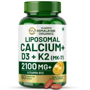 Vlado’s Himalayan Organics Liposomal Calcium 2100mg Bottle