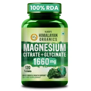 Magnesium citrate glycinate oxide supplement
