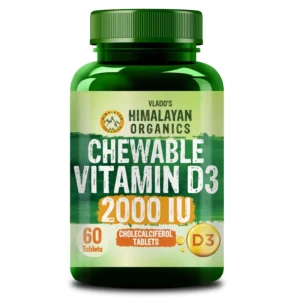 Vlado Vitamin D3 chewable tablets for bones and immunity