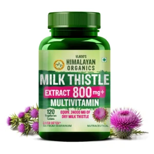 Milk Thistle 800mg supplement for liver health