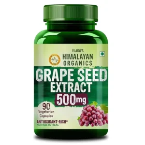 Vlado’s Himalayan Organics Grape Seed Extract 500mg Bottle