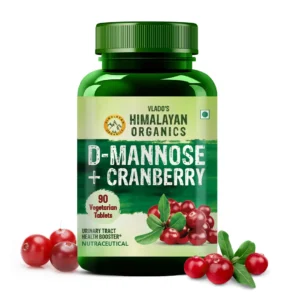 D Mannose and Cranberry tablets for bladder health