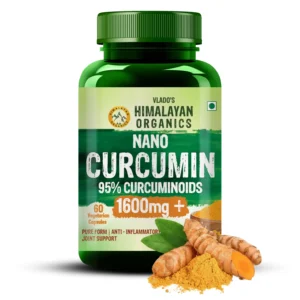 Extra pure nano curcumin capsules with 95 curcuminoids