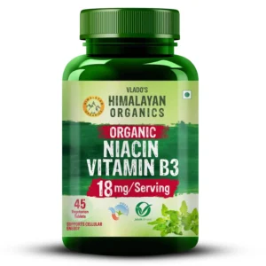 Organic Niacin Vitamin B3 tablets