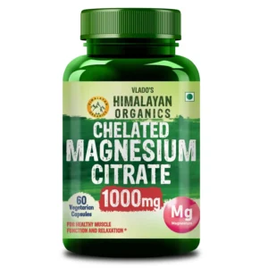 Magnesium citrate capsules for muscle relaxation