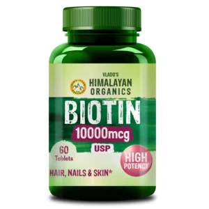 Biotin supplement for hair and skin
