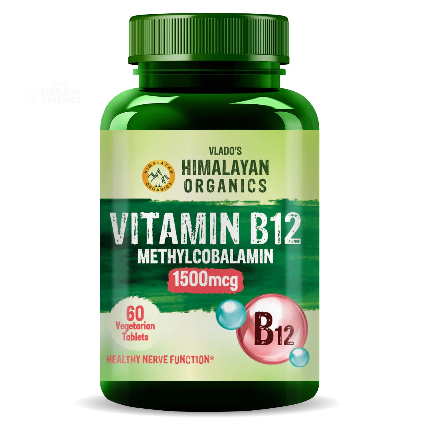 Vlado’s Vitamin B12 1500 mcg tablets