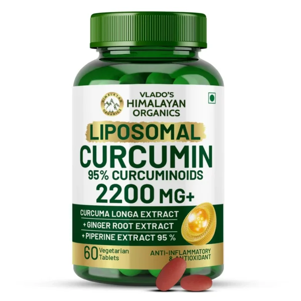 Vlado’s liposomal curcumin tablets with black pepper