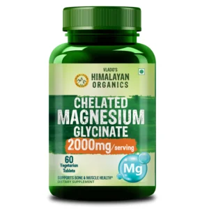 Vlado's Himalayan Organics Chelated Magnesium Glycinate 2000mg Bottle