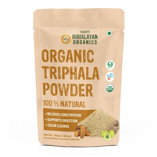 Triphala powder for gut health and digestion