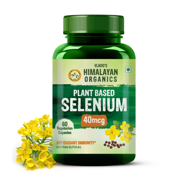Vlado Himalayan Organics Plant Based Selenium 40mcg Capsules