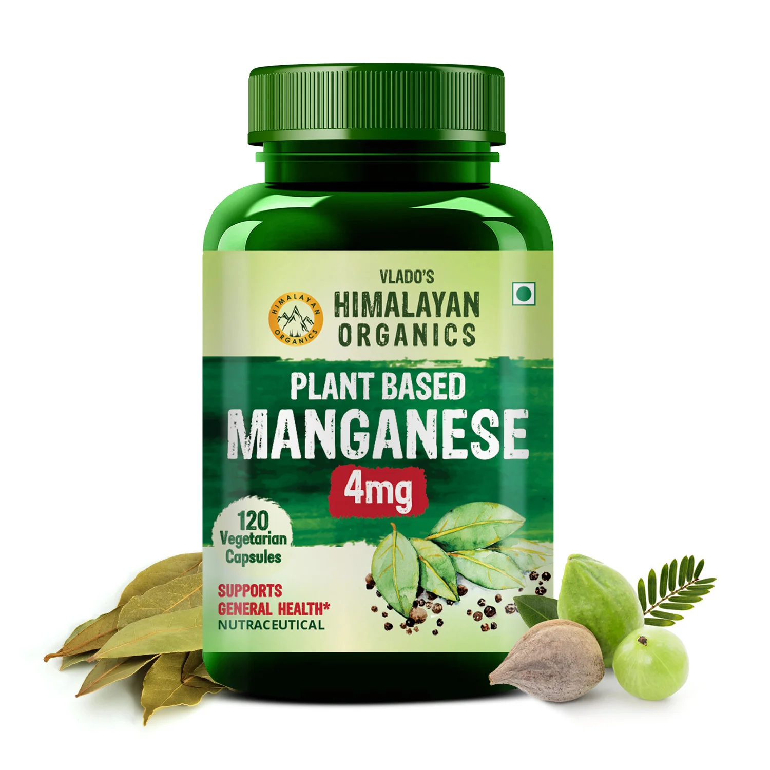 Plant based manganese 4mg capsules