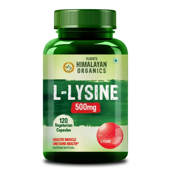 Vlado’s Himalayan Organics L-Lysine 500mg capsules