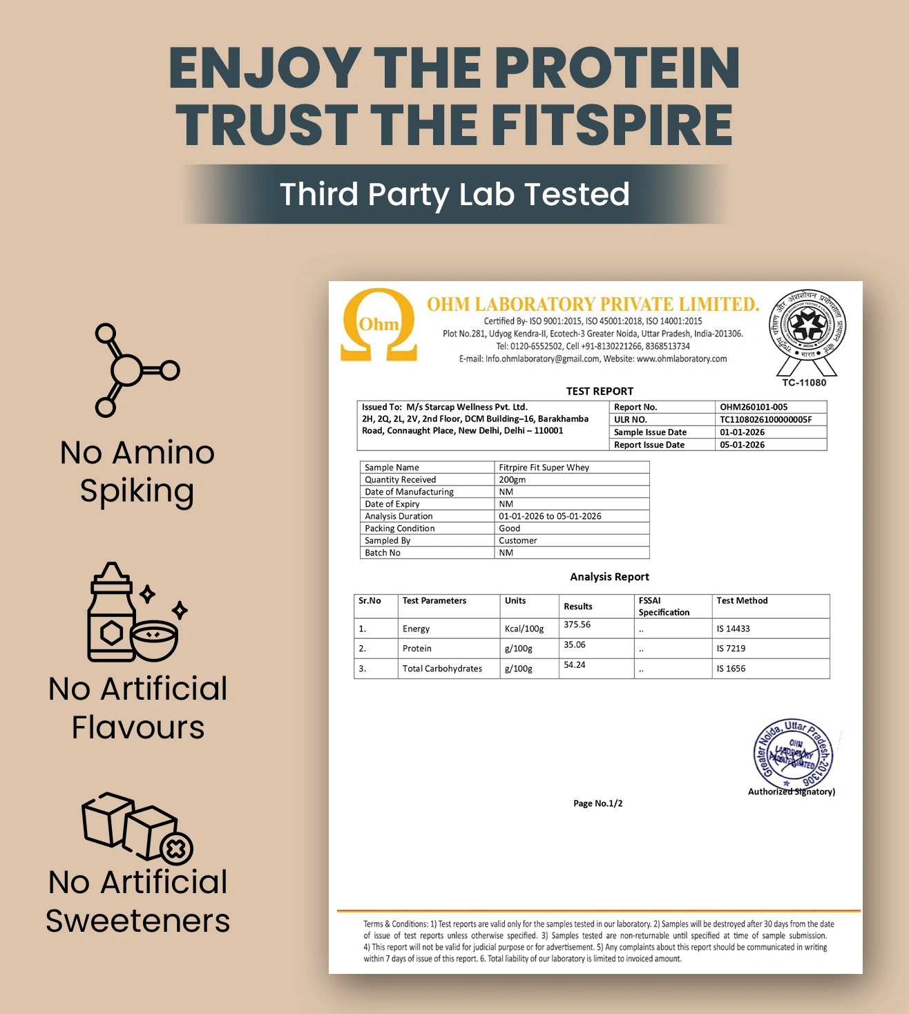 Fitspire Super Fit Whey Protein Powder 1 kg Supplement with Shaker Combo | Gourmet Coffee Flavor | Zero Added Sugar Formula with Digestive Enzymes for Better Absorption - Image 5