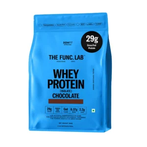 The Func Lab Whey Protein Isolate Chocolate Flavour, 500g protein powder