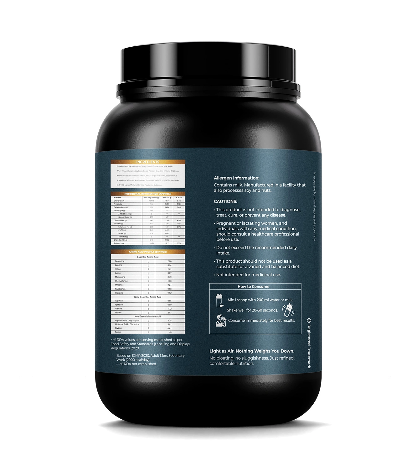 Fitspire Super Fit Whey Protein Powder 1 kg Supplement with Shaker Combo | Gourmet Coffee Flavor | Zero Added Sugar Formula with Digestive Enzymes for Better Absorption - Image 3