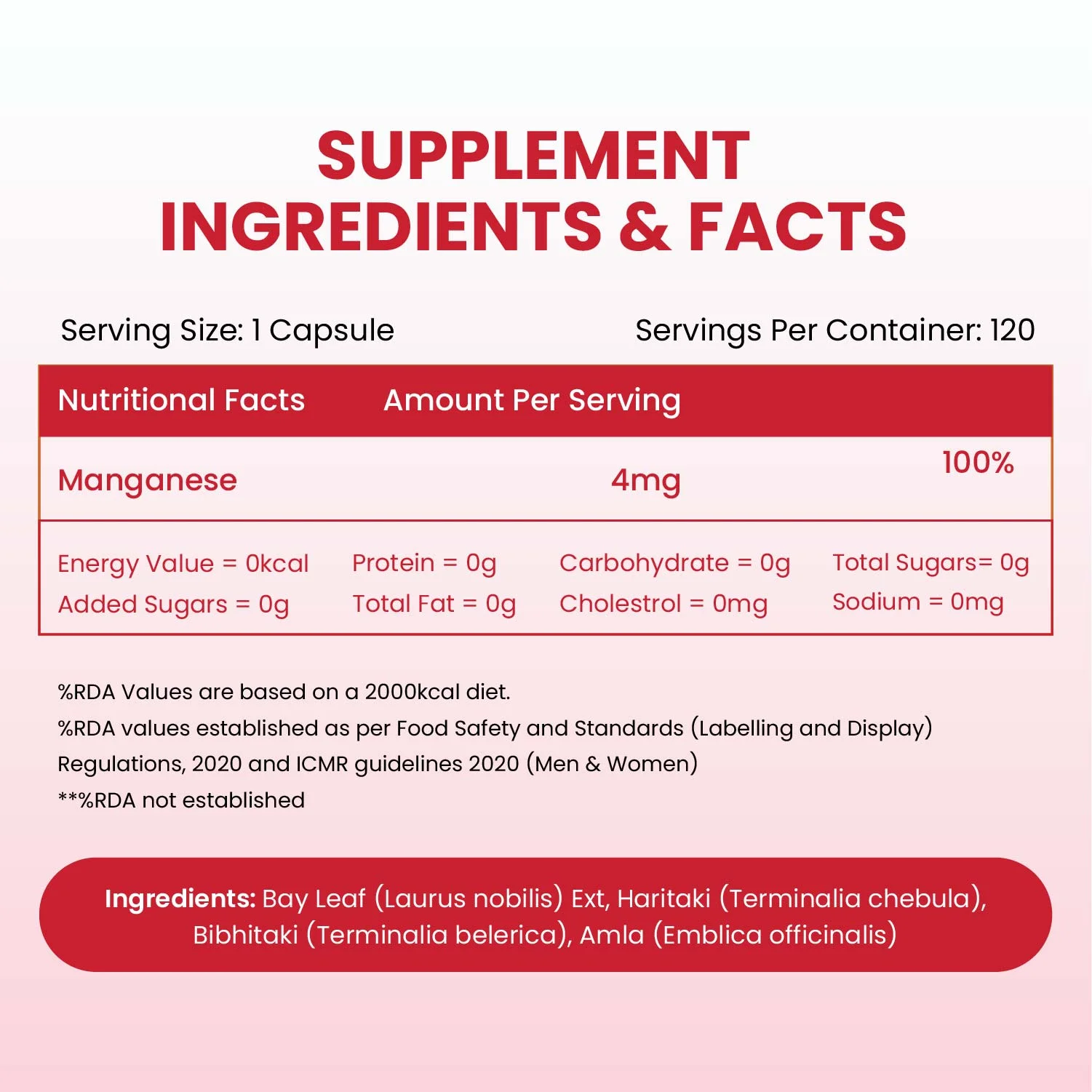 Vlado’s Himalayan Organics Manganese Supplement