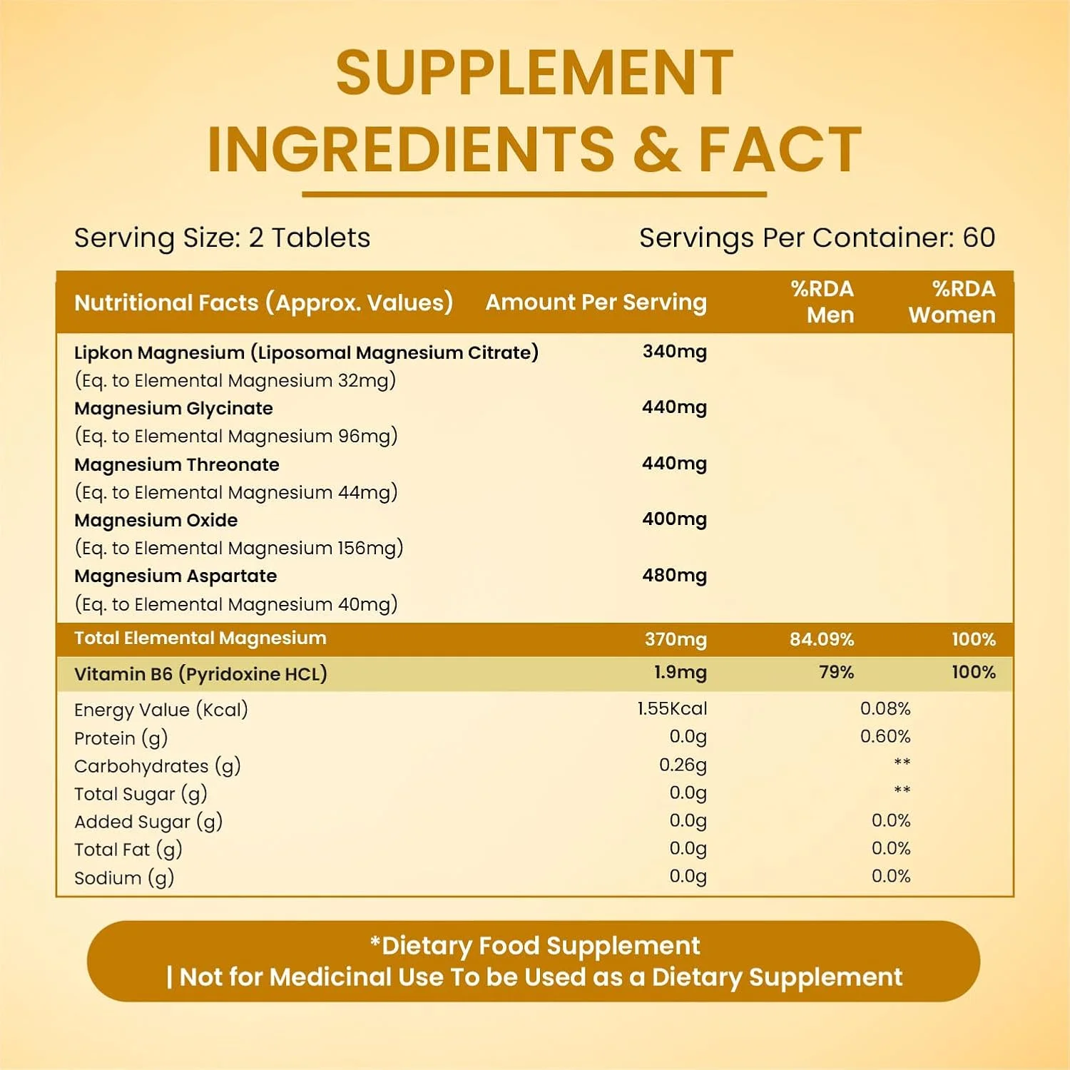 Himalayan magnesium supplement with chelated forms