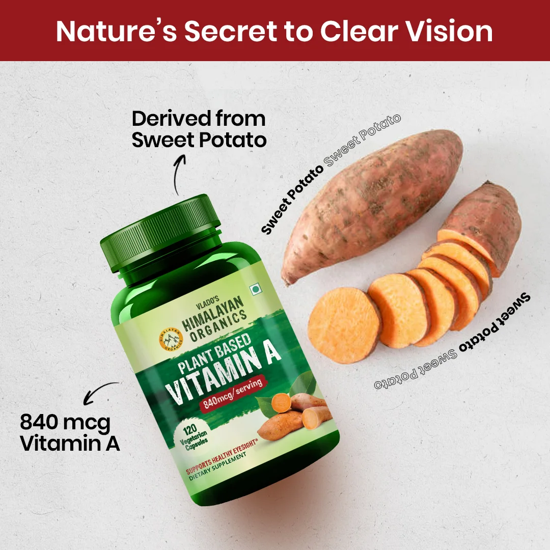 Plant-based Vitamin A supplement for vision