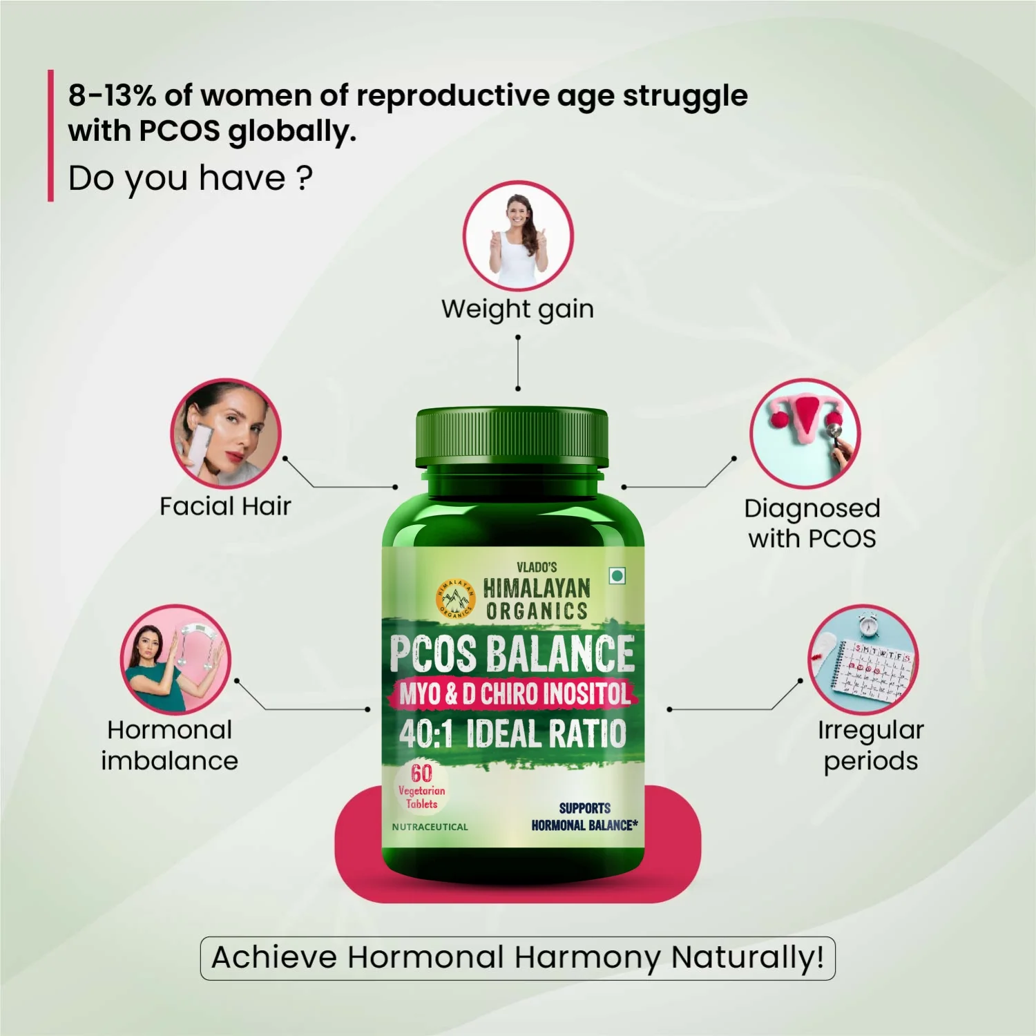 Vlado’s Himalayan Organics PCOS tablets