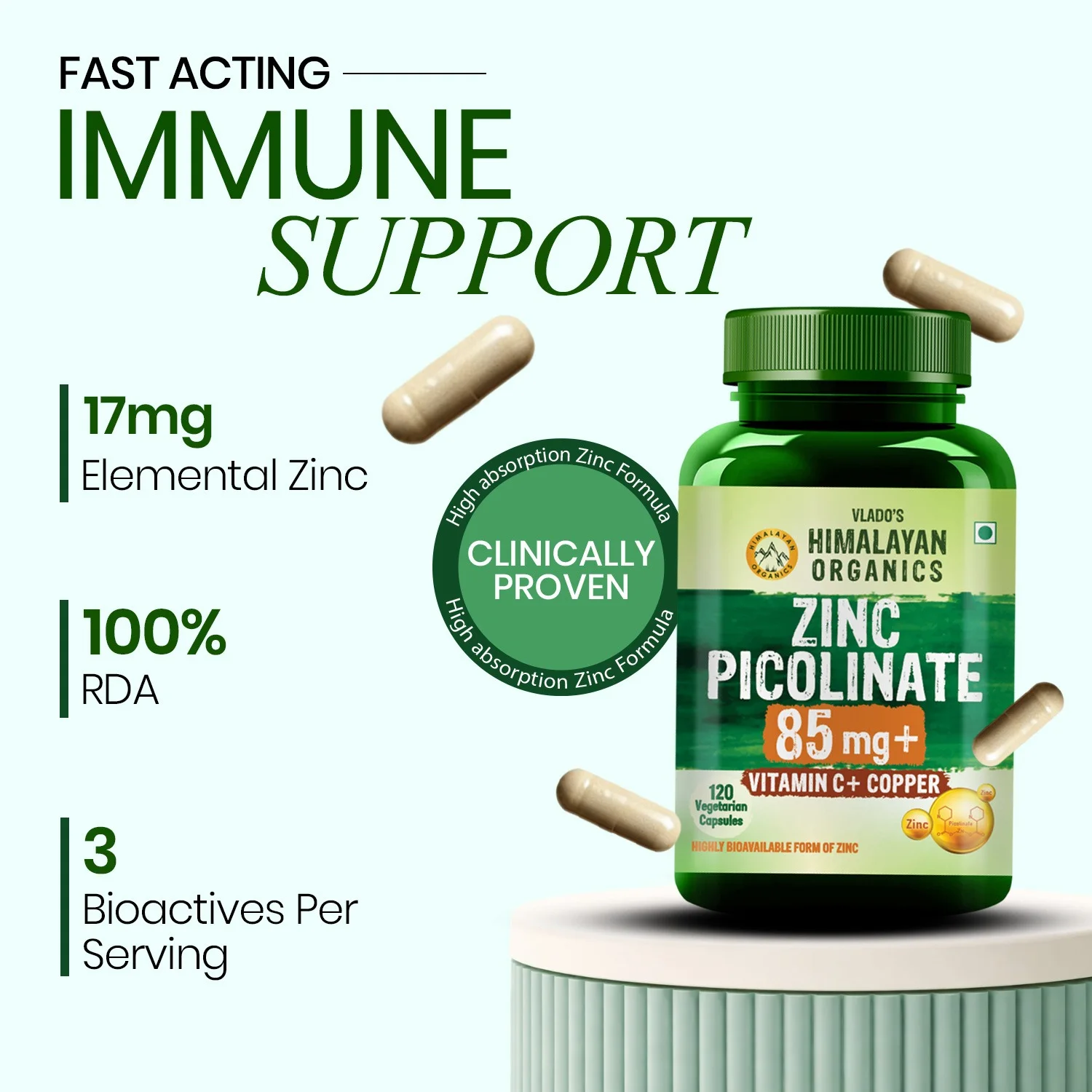 Zinc Picolinate with Vitamin C Copper