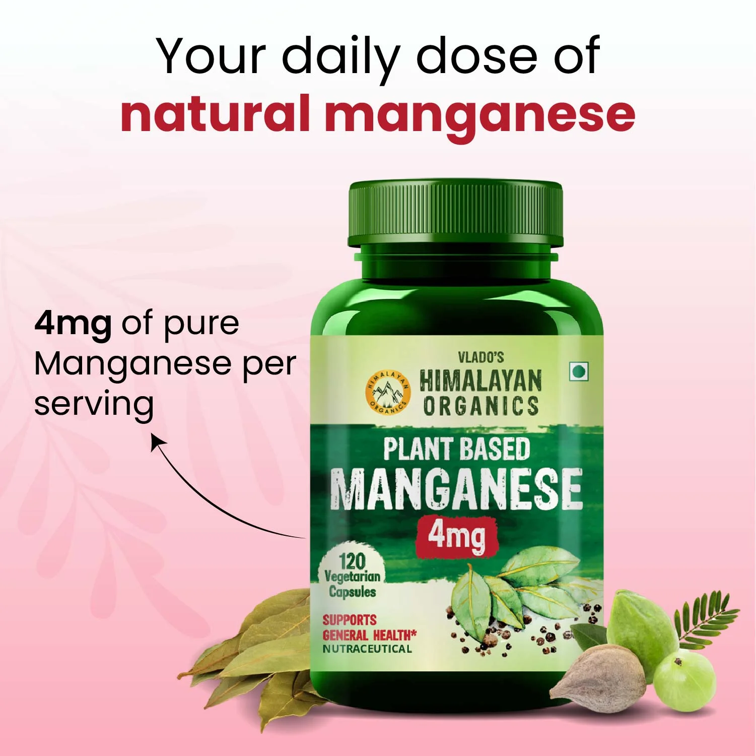 Vlado’s Himalayan Organics Manganese Supplement