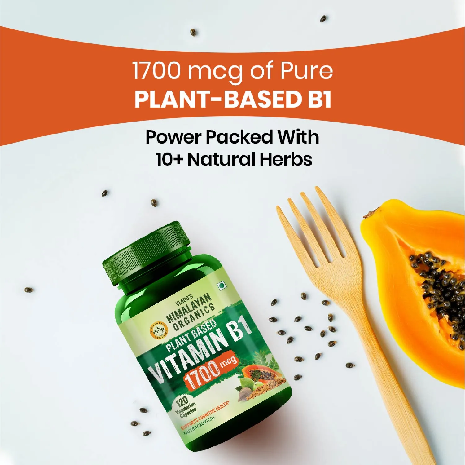 Vlado’s Himalayan Organics B1 Vitamin Capsules