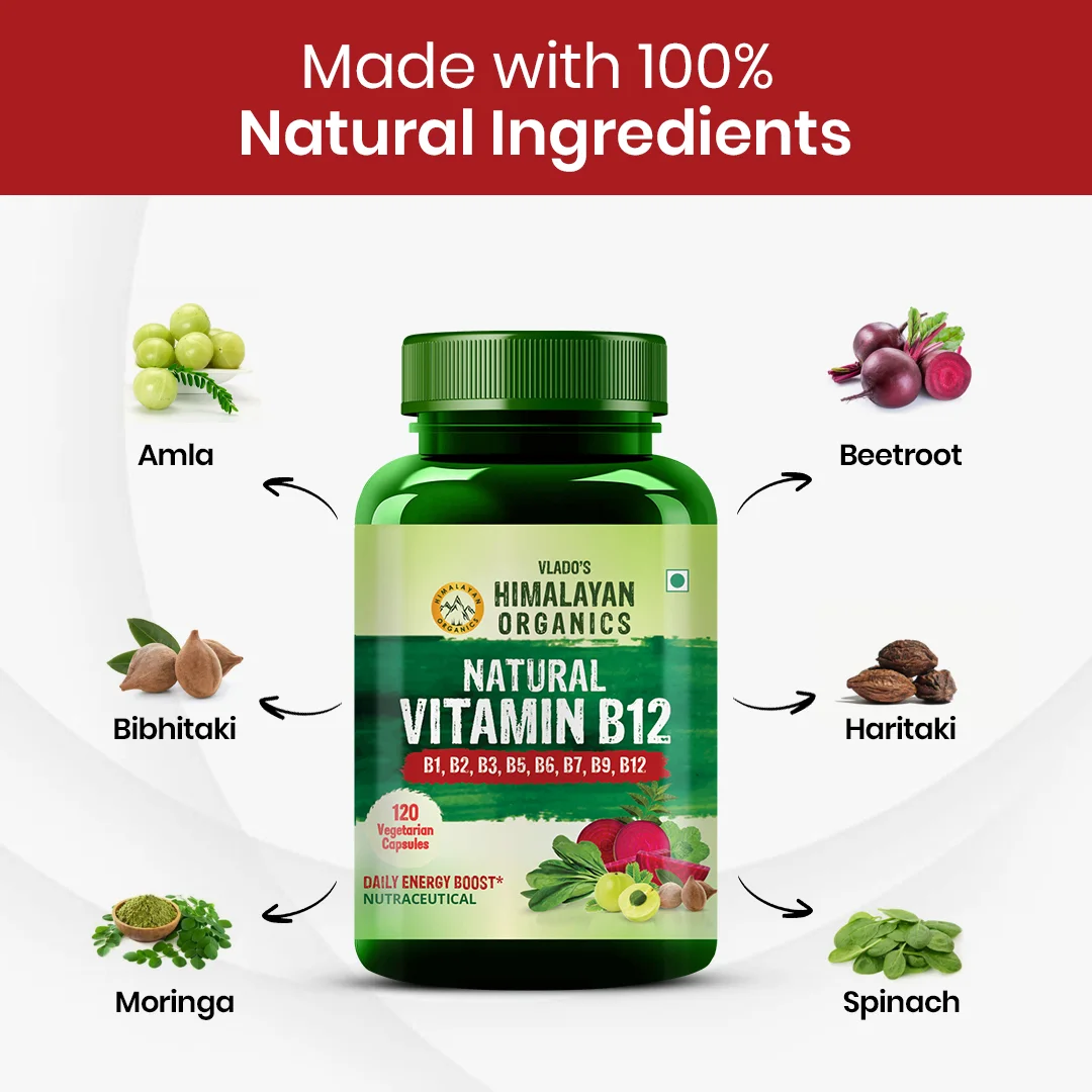 Natural Vitamin B Complex Capsules