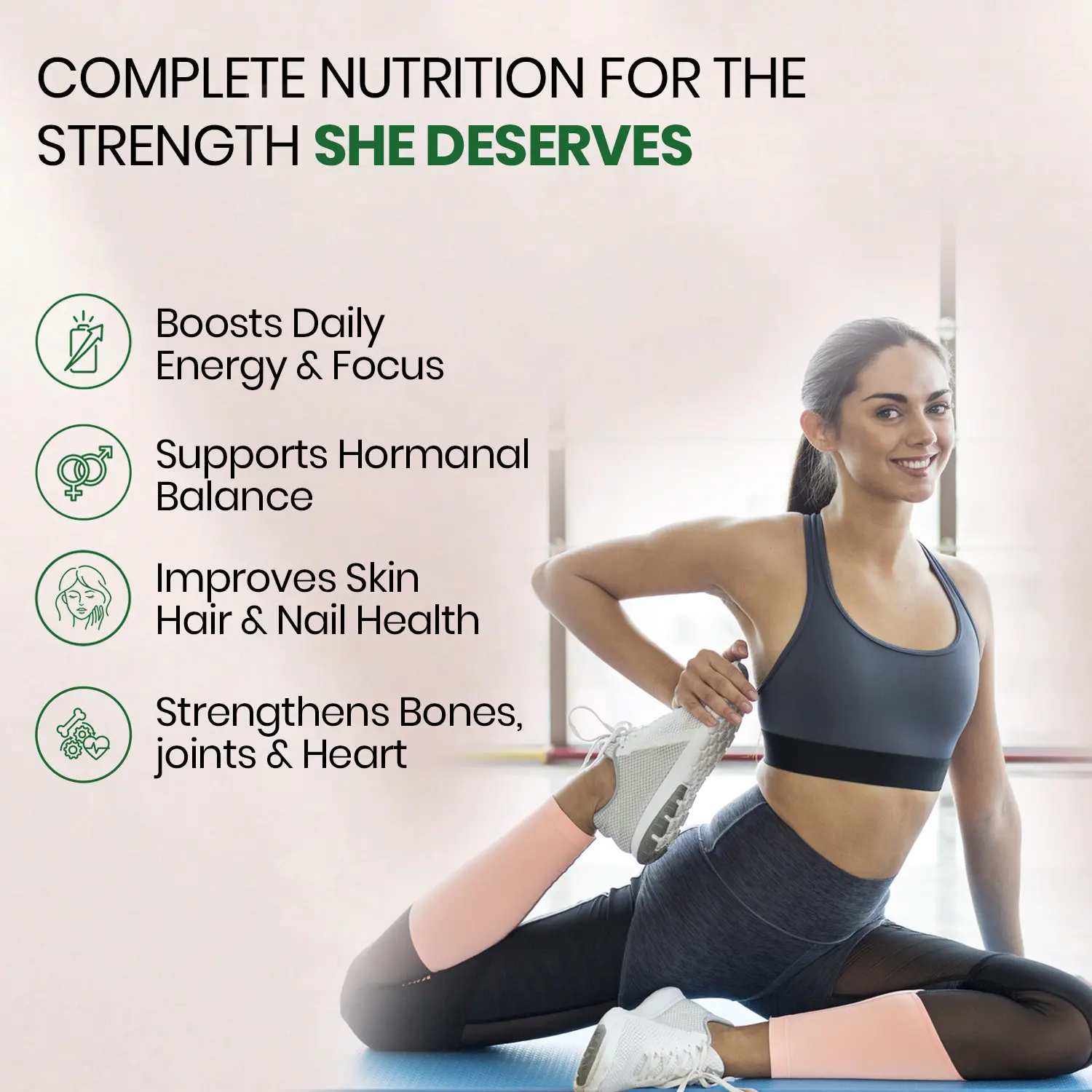 Women’s multivitamin with 75+ ingredients for health