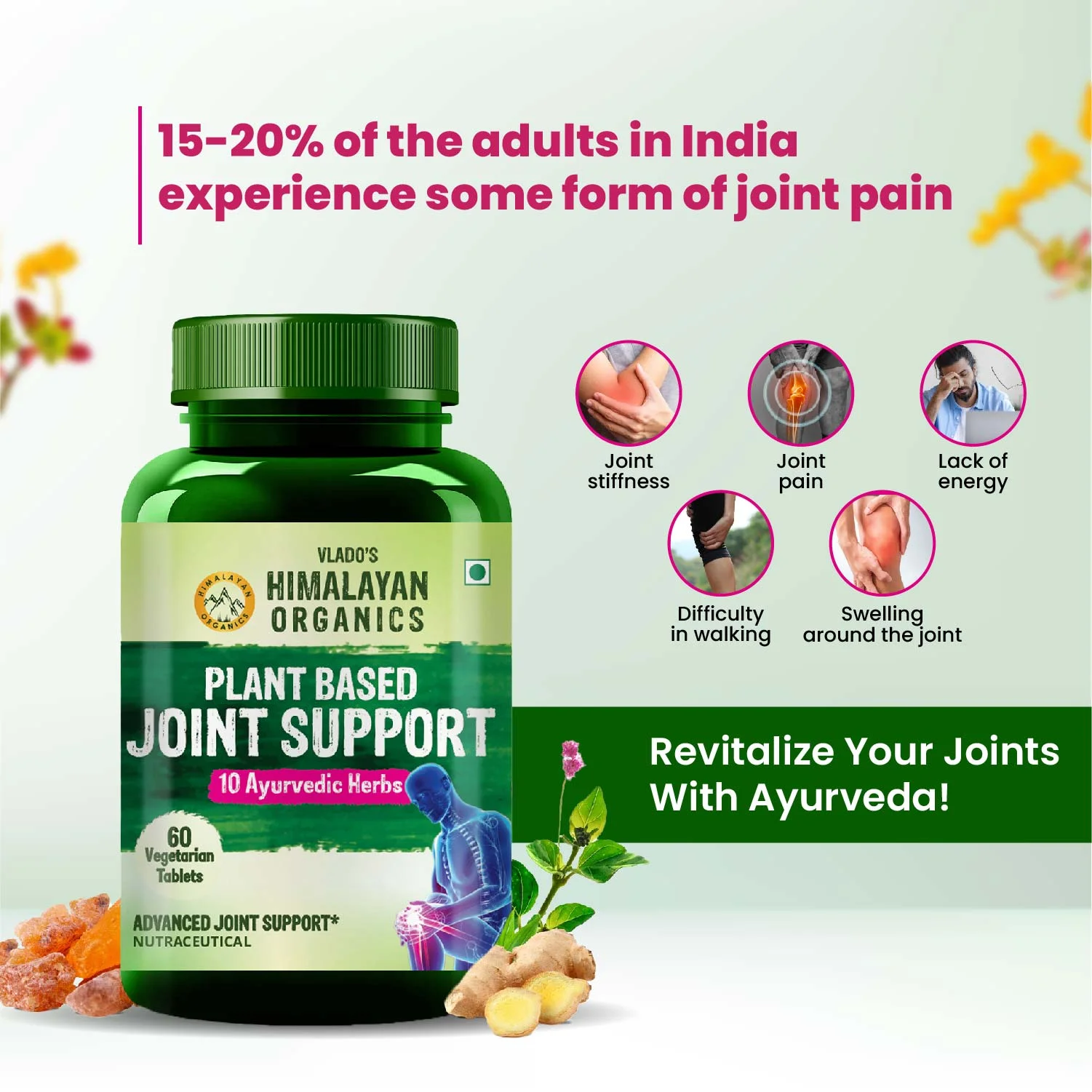 Ayurvedic joint pain relief tablets