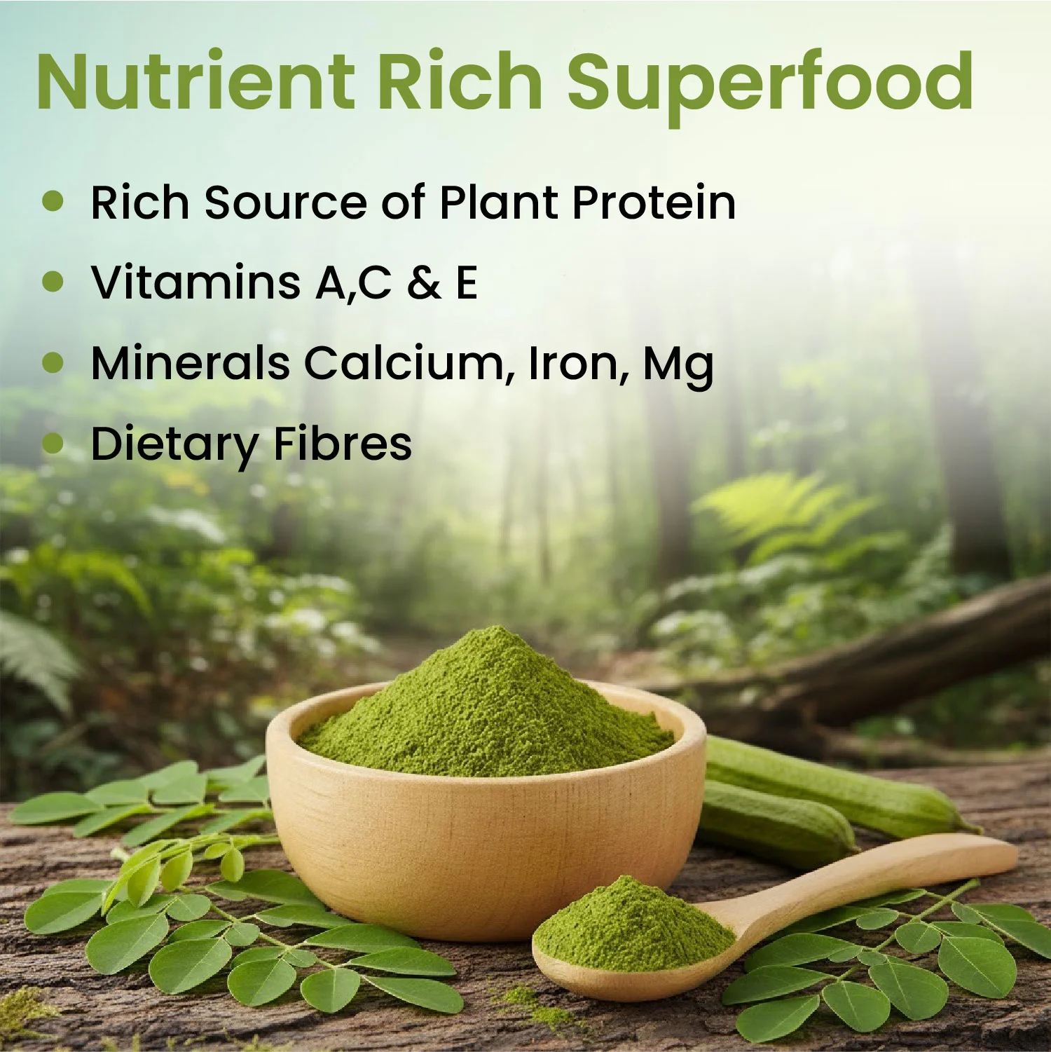 Vlado's Himalayan Moringa Tablets Nutrition Facts and Supplement Label