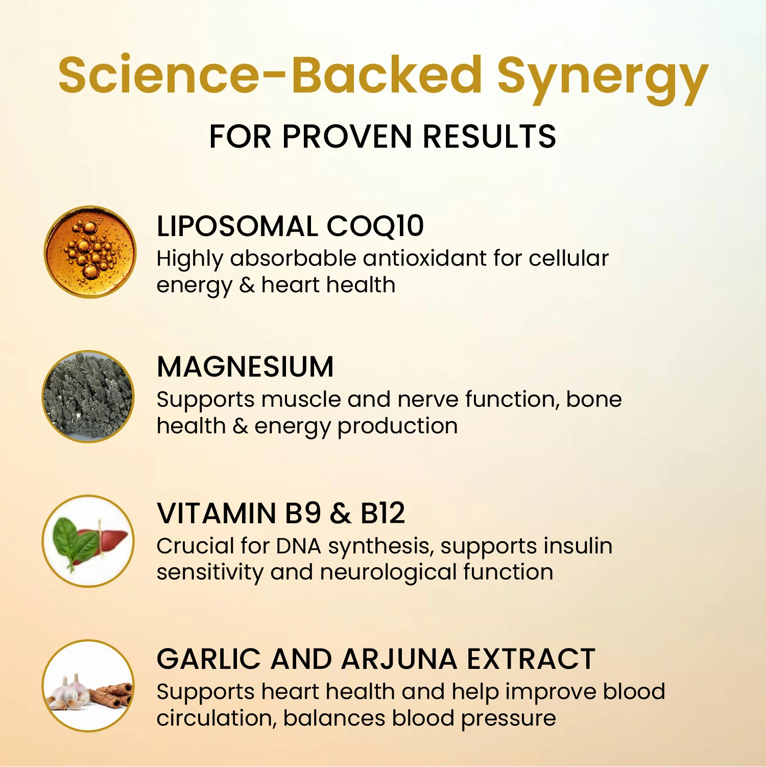 CoQ10 capsules with magnesium and B vitamins