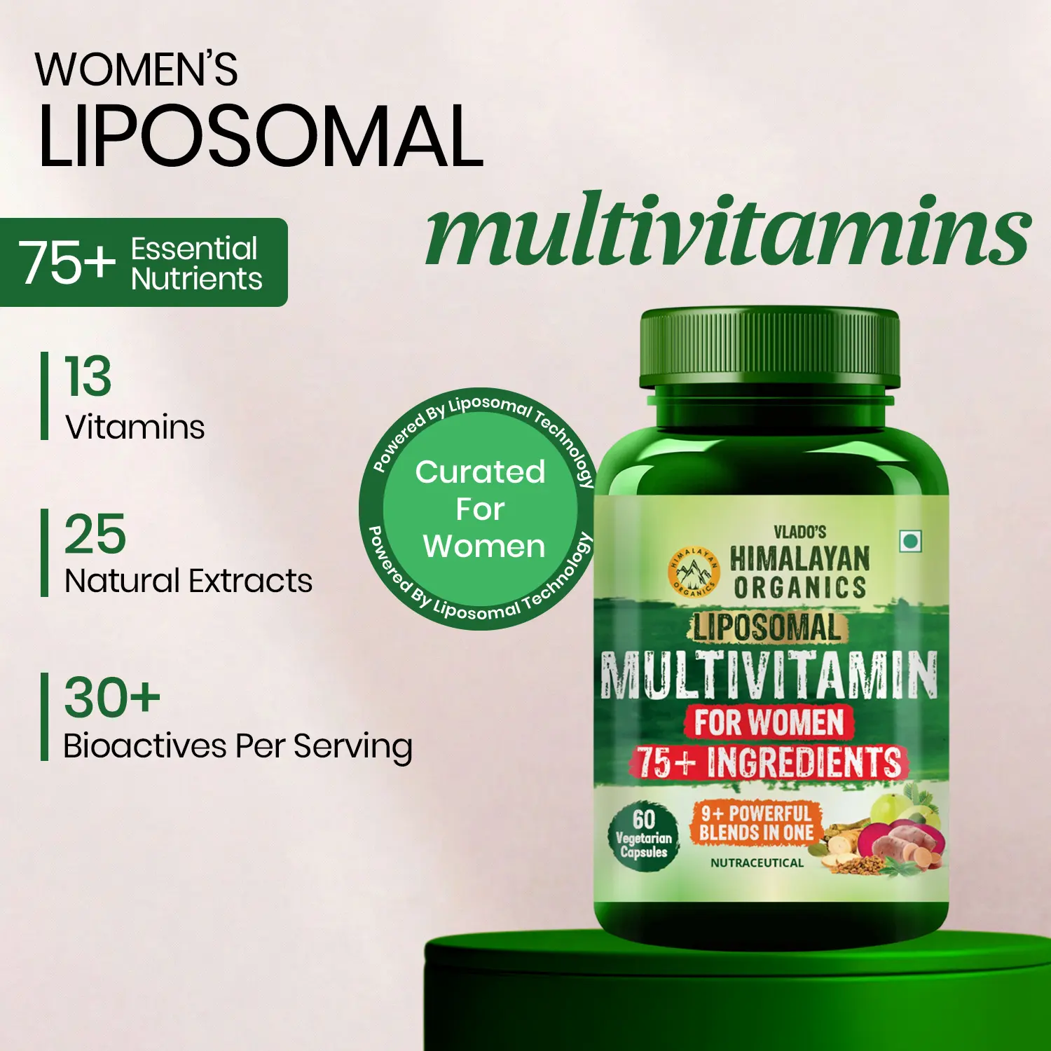 Vlado’s Himalayan Organics multivitamin capsules for women