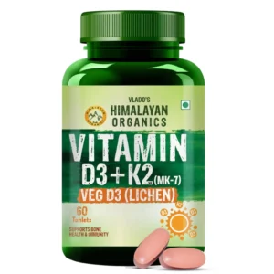 Plant based Vitamin D3 K2 MK7 supplement