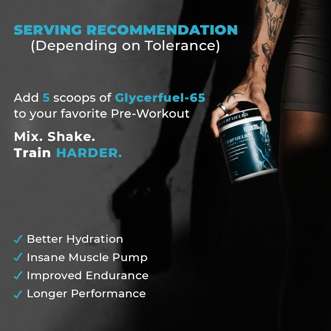 Mshield Sups GlycerFuel-65 HydroPrime | Premium Glycerol Monostearate Powder | Muscle Pump & Hyper-Hydration | 100 Servings (Unflavoured, 200g) - Image 8