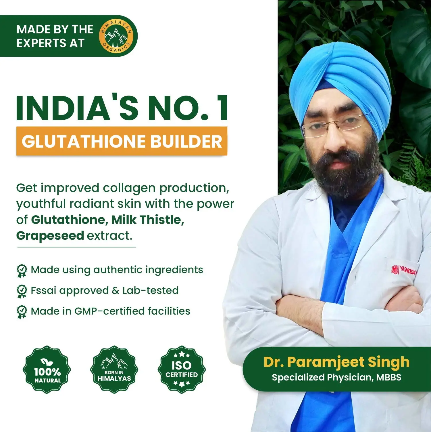 Vlado Glutathione Builder supplement