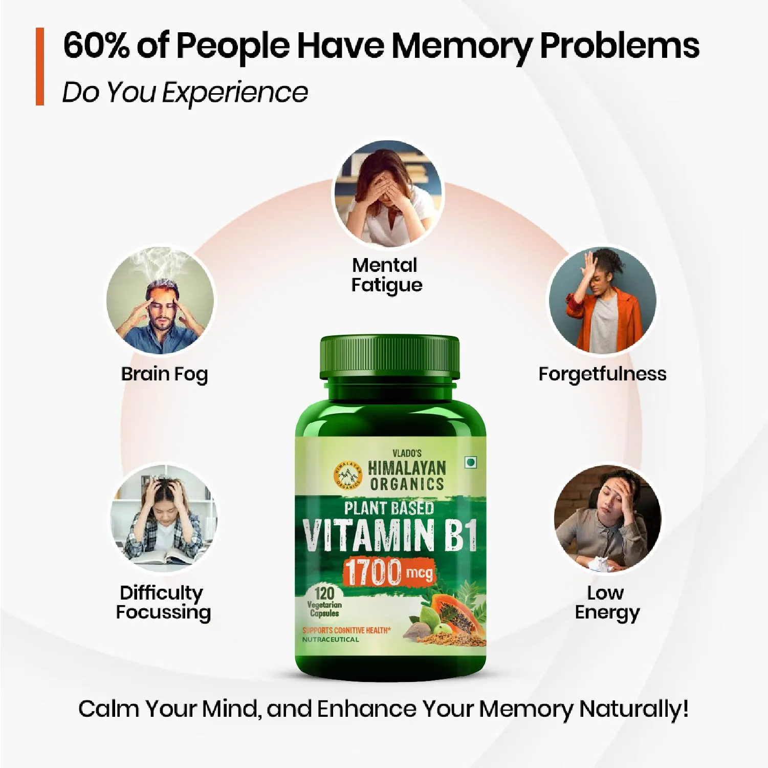 Vlado’s Himalayan Organics B1 Vitamin Capsules