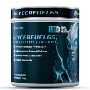 Mshield Sups GlycerFuel-65 HydroPrime | Premium Glycerol Monostearate Powder | Muscle Pump & Hyper-Hydration | 100 Servings (Unflavoured, 200g)
