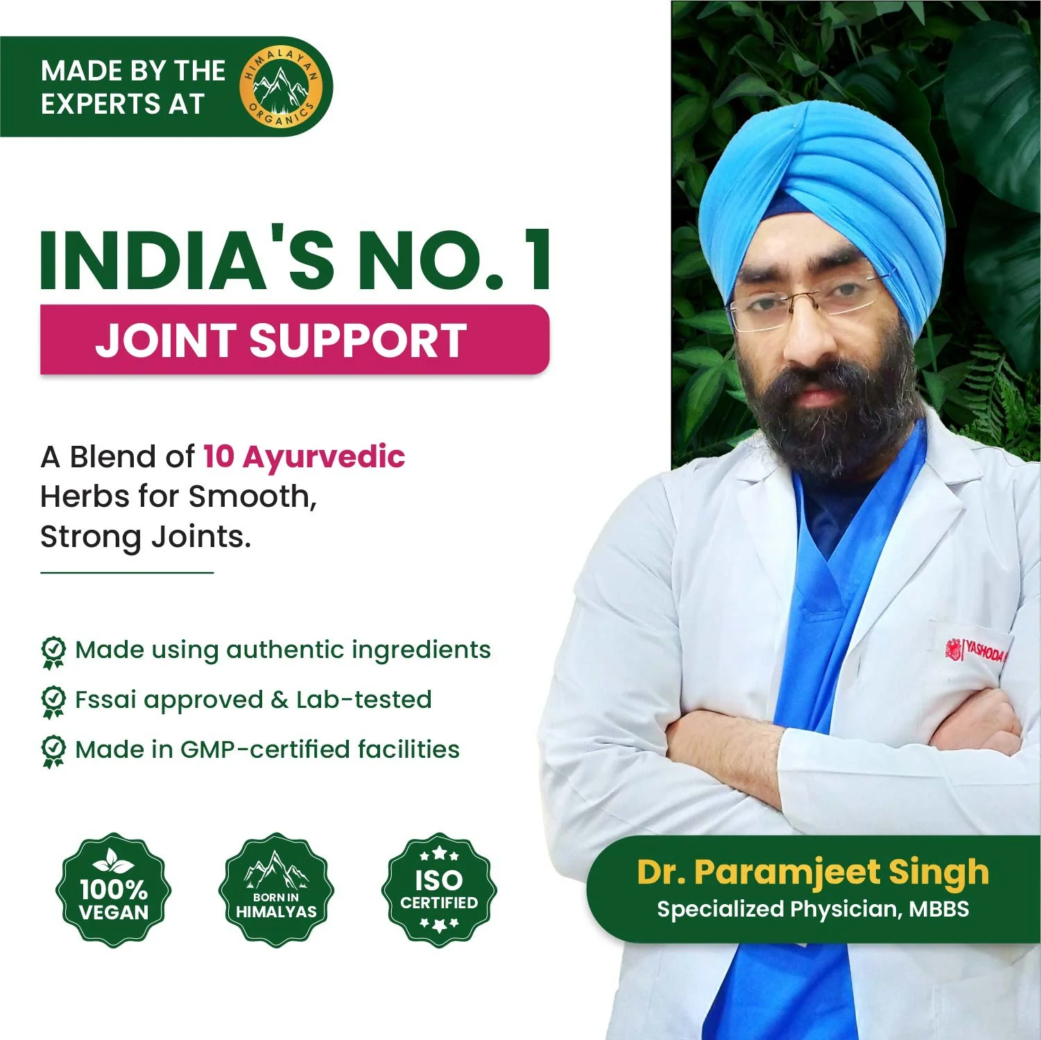 Ayurvedic joint pain relief tablets