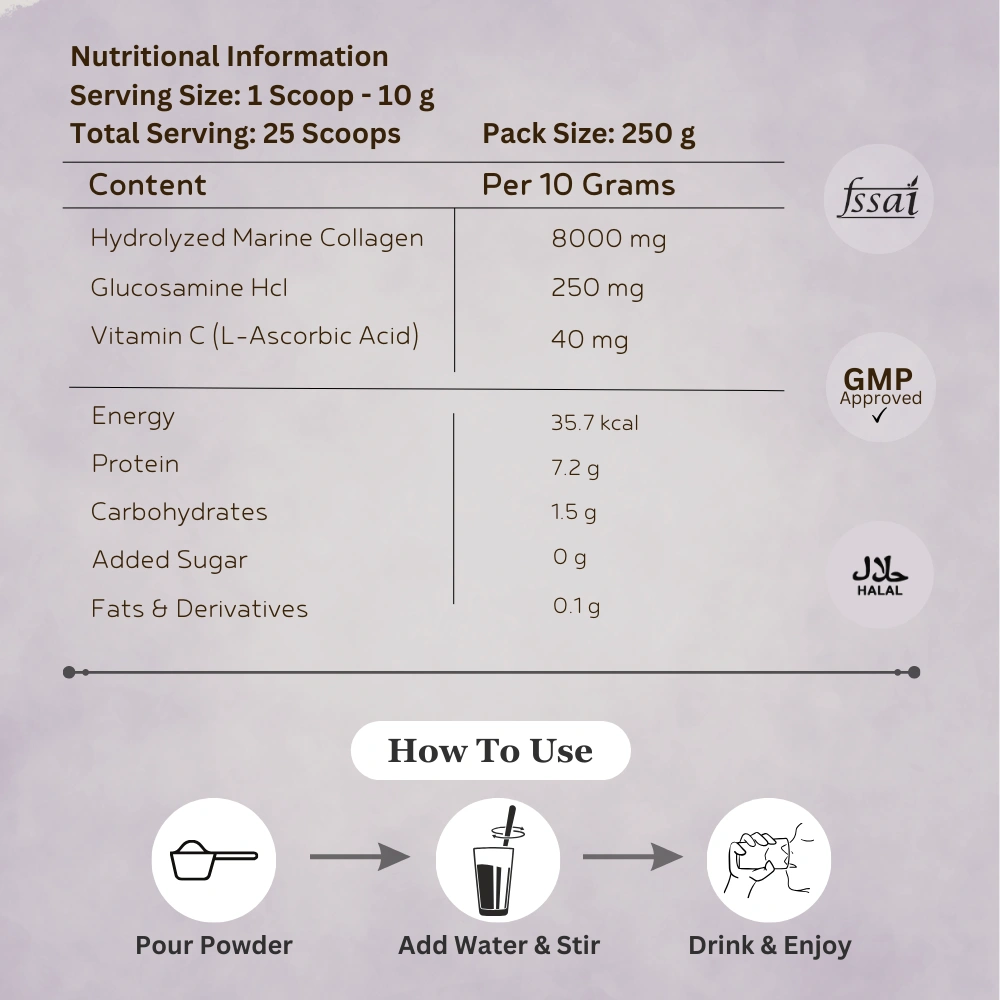 INJA Fit Marine Collagen For Skin, Joints And Muscles, With Vitamin C & Glucosamine | Chocolate Flavour - Image 6