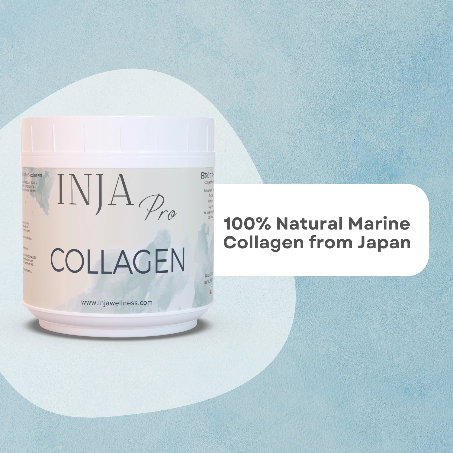 INJA Wellness Pro Finest Hydrolyzed Marine Collagen from Japan | Unflavoured - Image 2